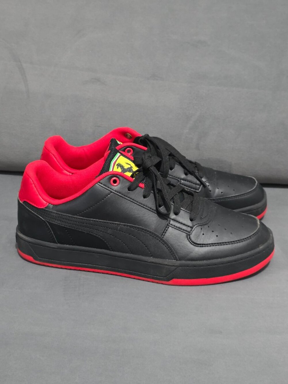 Puma F1 Scuderia Ferrari Black & Red Sneakers Men’s Size 10